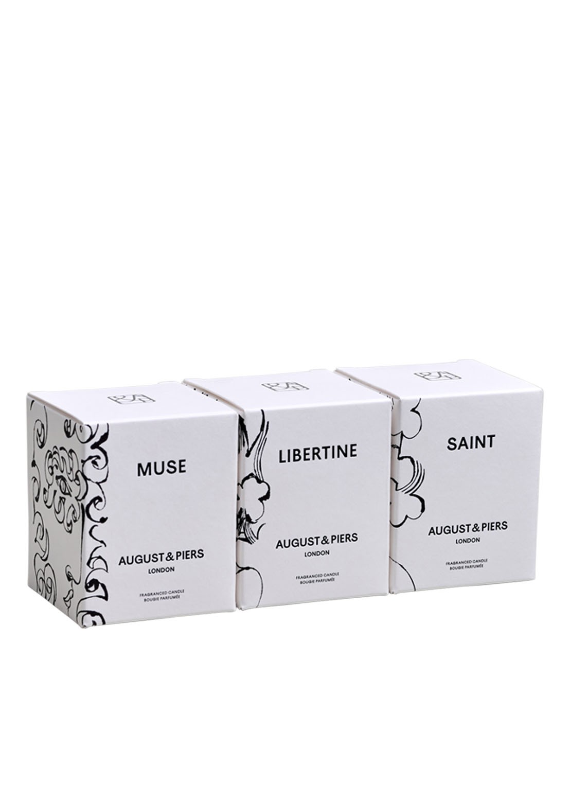 AUGUST&PIERS Mini Candle Trio Gift Set - geurkaars set van 3 - detail 2 undefined