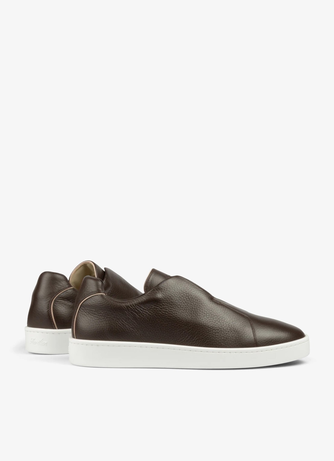 Aurélien AUR3 sneaker van kalfsleer - achterkant 6 brown-200 / bruin