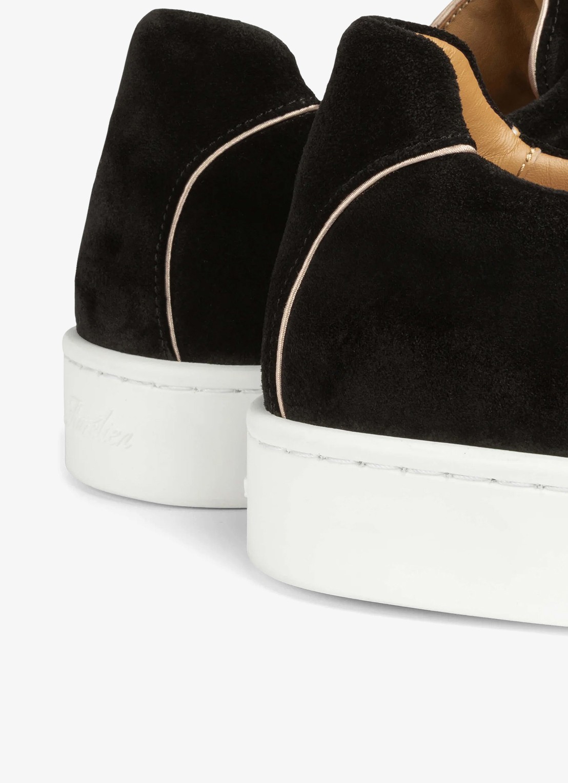 Aurélien AUR3 sneaker van suède - detail 3 black-1 / zwart