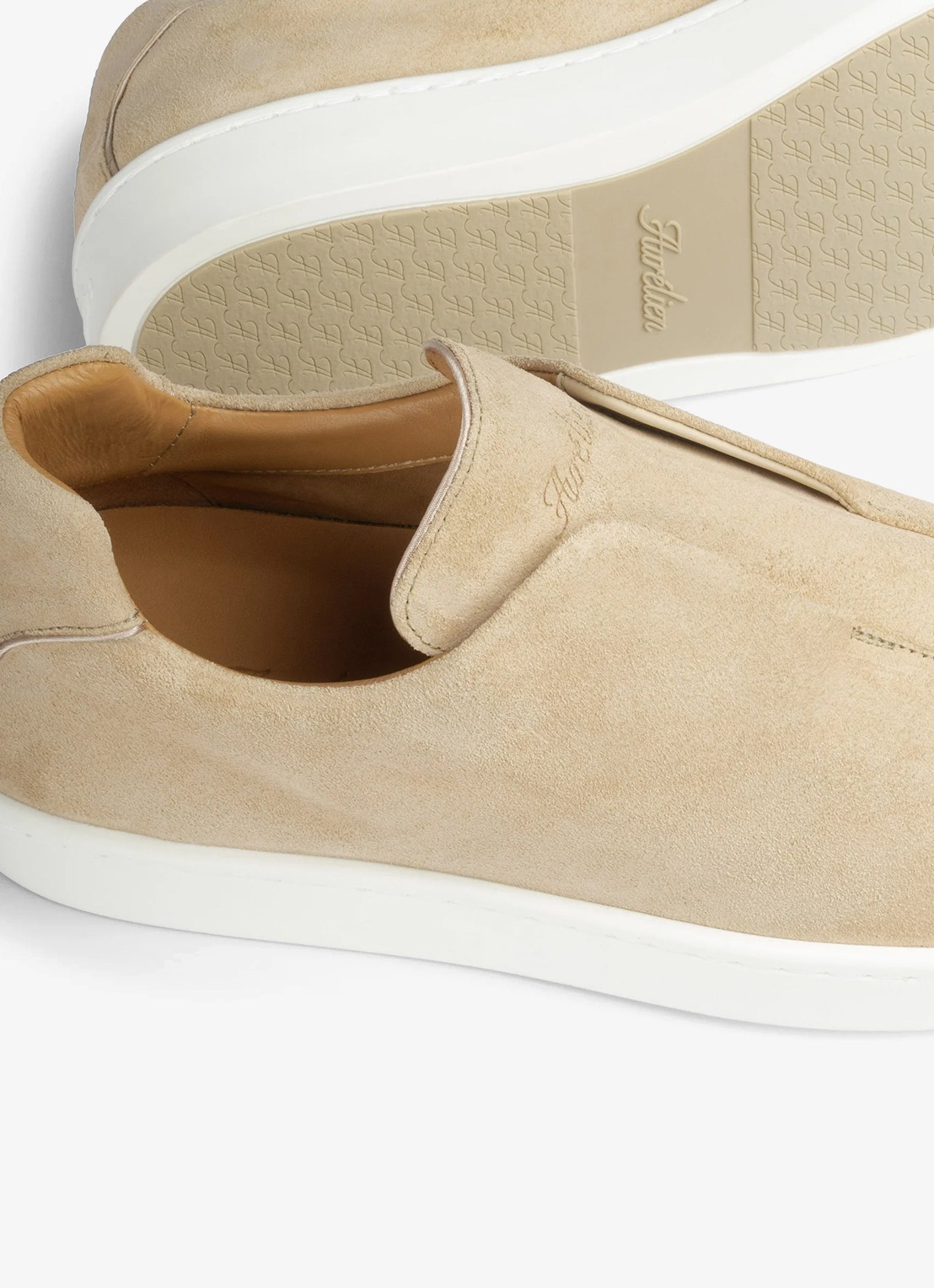 Aurélien AUR3 sneaker van suède - detail 3 beige-260 / beige