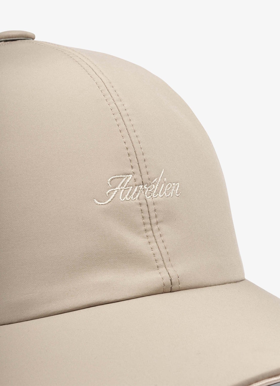 Aurélien Baseball pet met logo - detail 2 beige-260 / beige