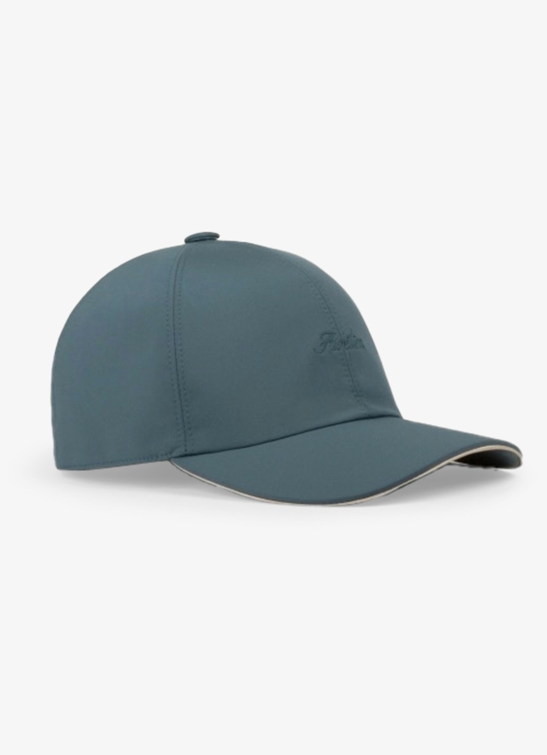 Aurélien Baseball pet met logo - voorkant sea green-301