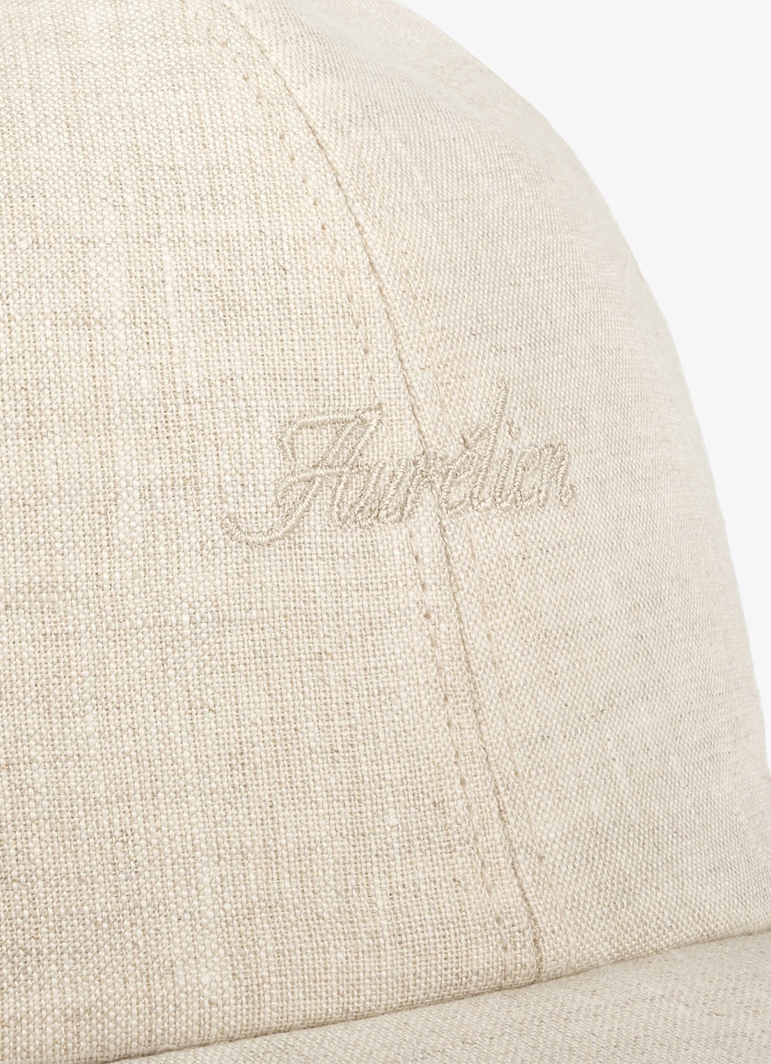 Aurélien Baseball pet van linnen - detail 2 beige-260 / beige