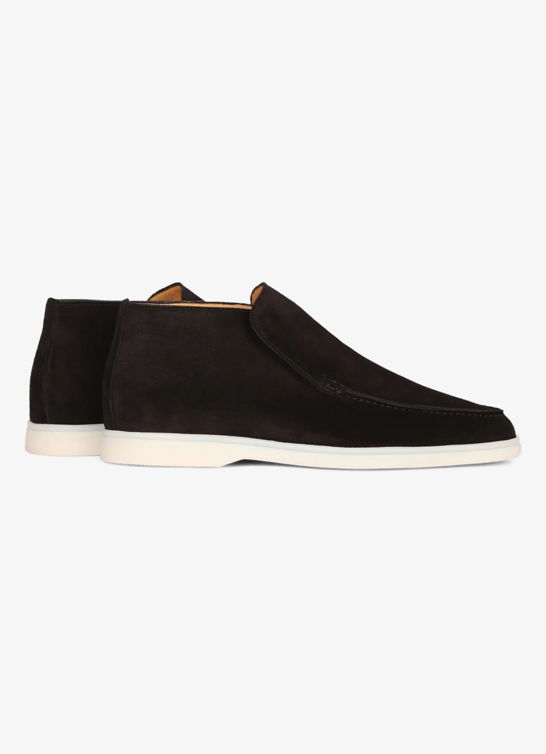 Aurélien City loafer van suède - achterkant black-1 / zwart