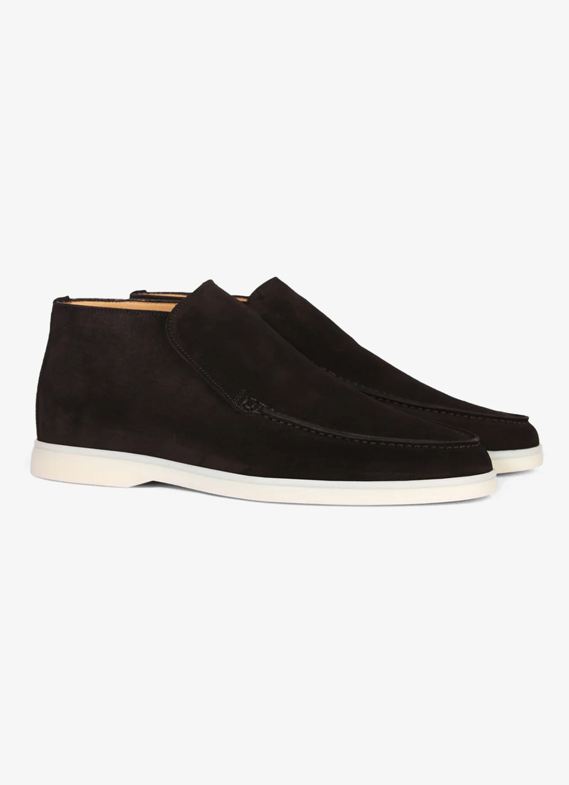 Aurélien City loafer van suède - detail 2 black-1 / zwart