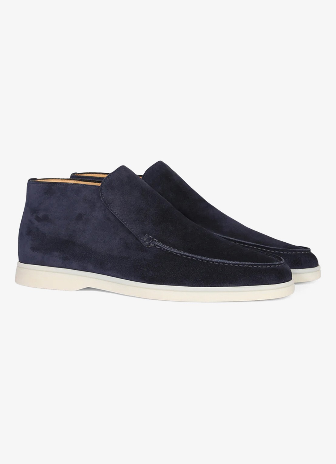 Aurélien City loafer van suède - detail 4 navy-410 / blauw