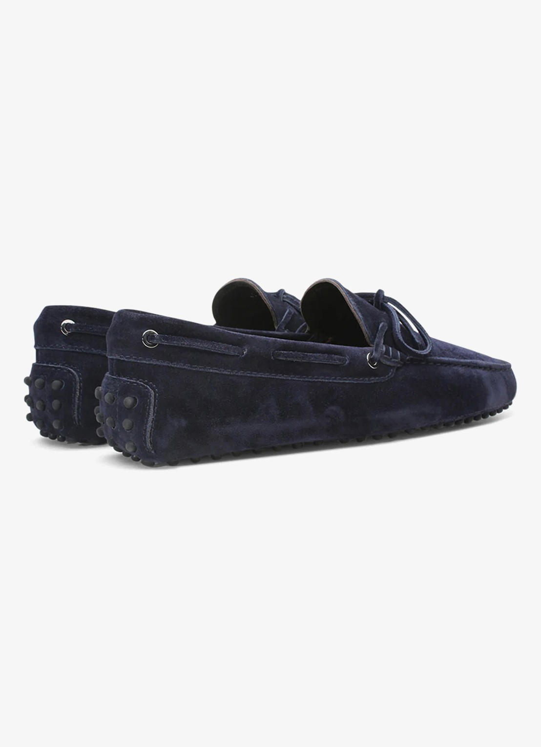Aurélien Driving mocassins van suède - achterkant 4 navy-410 / blauw
