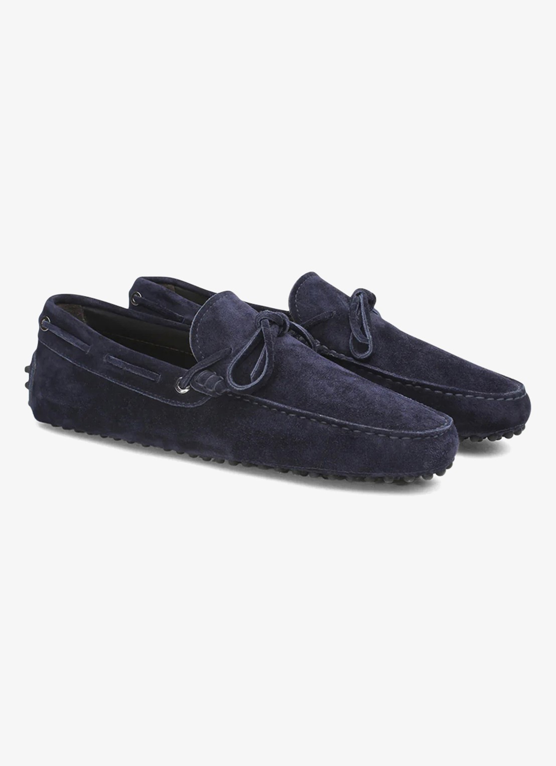 Aurélien Driving mocassins van suède - detail navy-410 / blauw