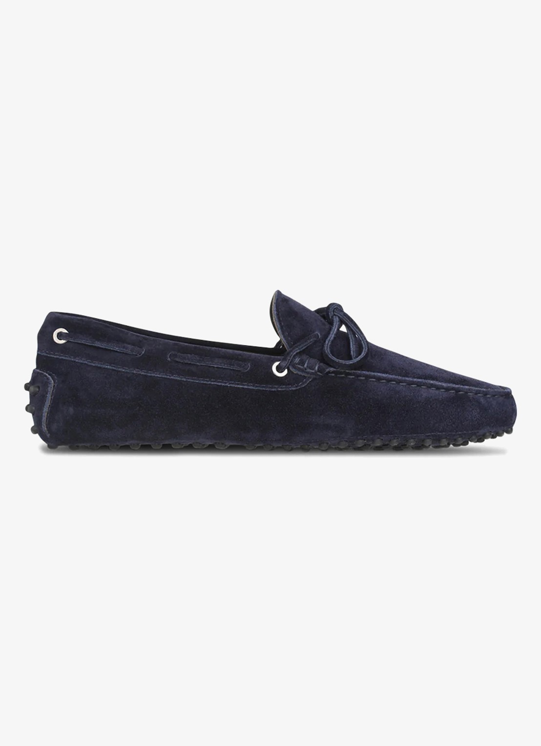 Aurélien Driving mocassins van suède - voorkant 2 navy-410 / blauw