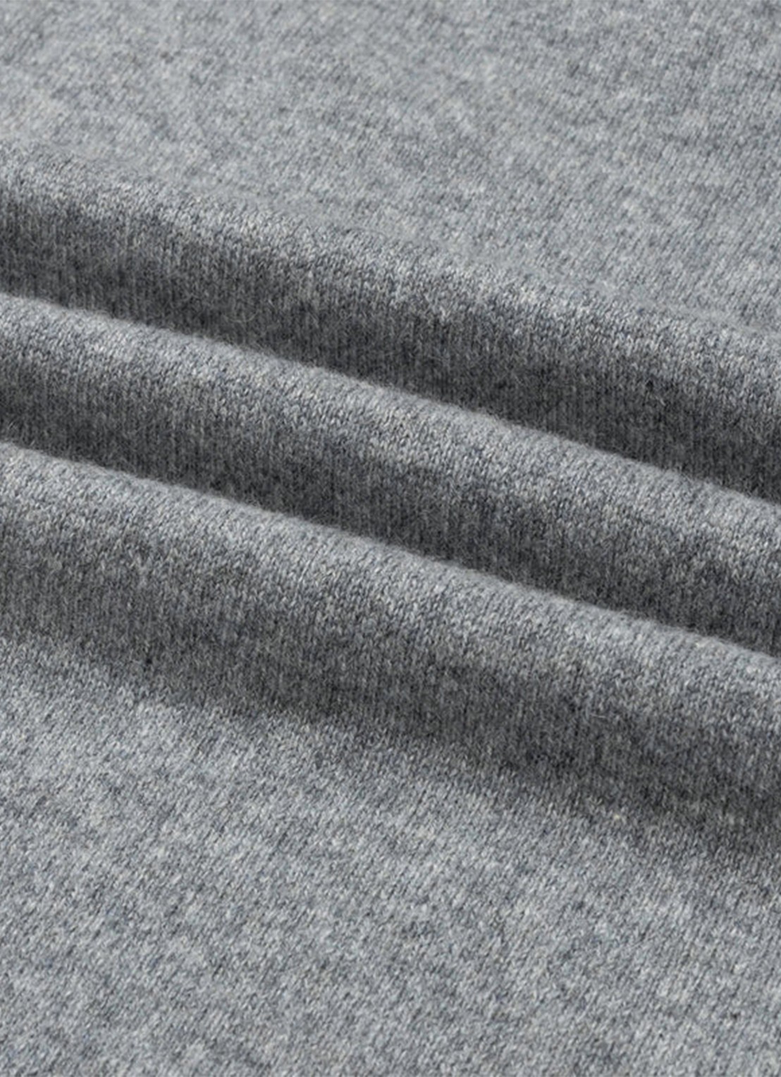Aurélien Fijngebreid vest met capuchon - detail 2 light grey-50