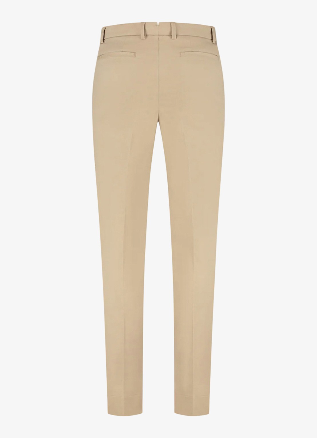 Aurélien Metropolitan straight fit pantalon met steekzakken - detail 4 dark beige-251