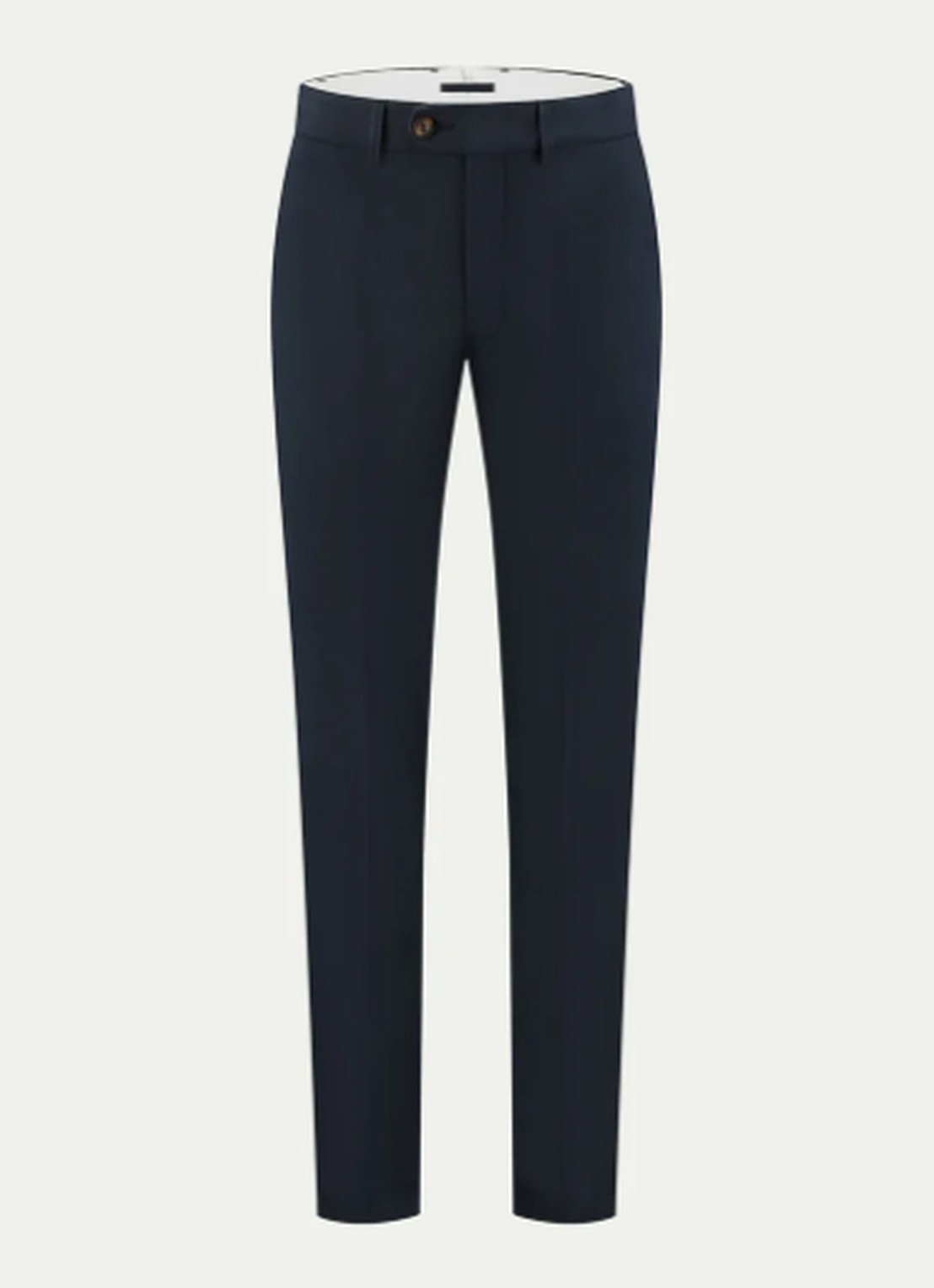 Aurélien Metropolitan straight fit pantalon met steekzakken - voorkant navy-410