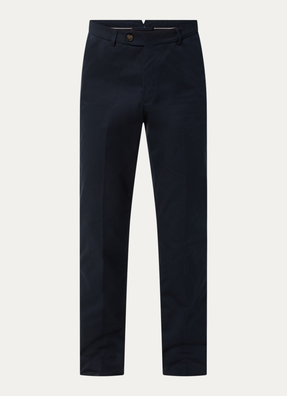 Aurélien Metropolitan straight fit pantalon met steekzakken - voorkant 7 navy-410