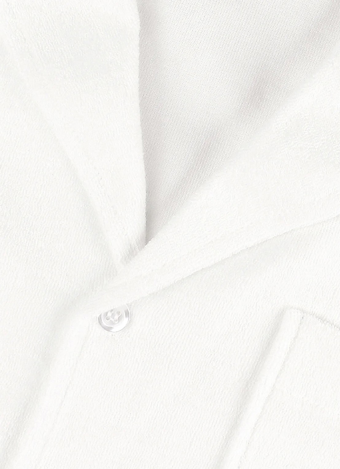 Aurélien Overhemd van badstof met borstzak - detail 6 white-110