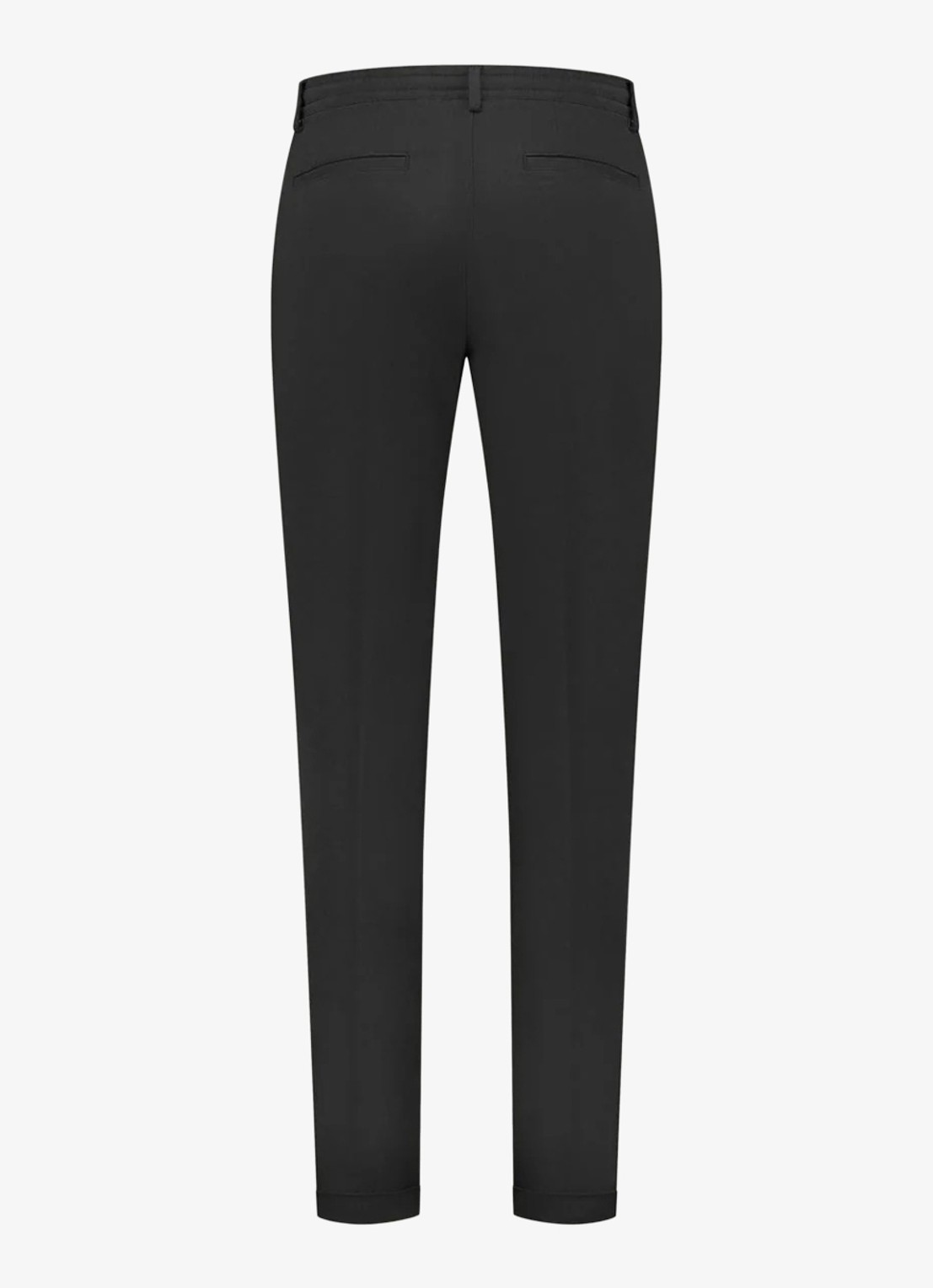 Aurélien Regular fit pantalon met steekzakken - detail 3 black-1