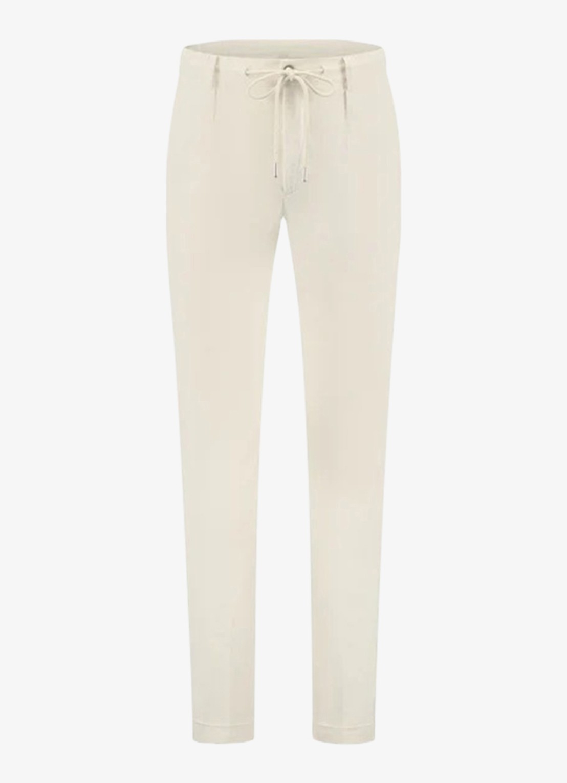 Aurélien Regular fit pantalon met steekzakken - voorkant 2 dark beige-251