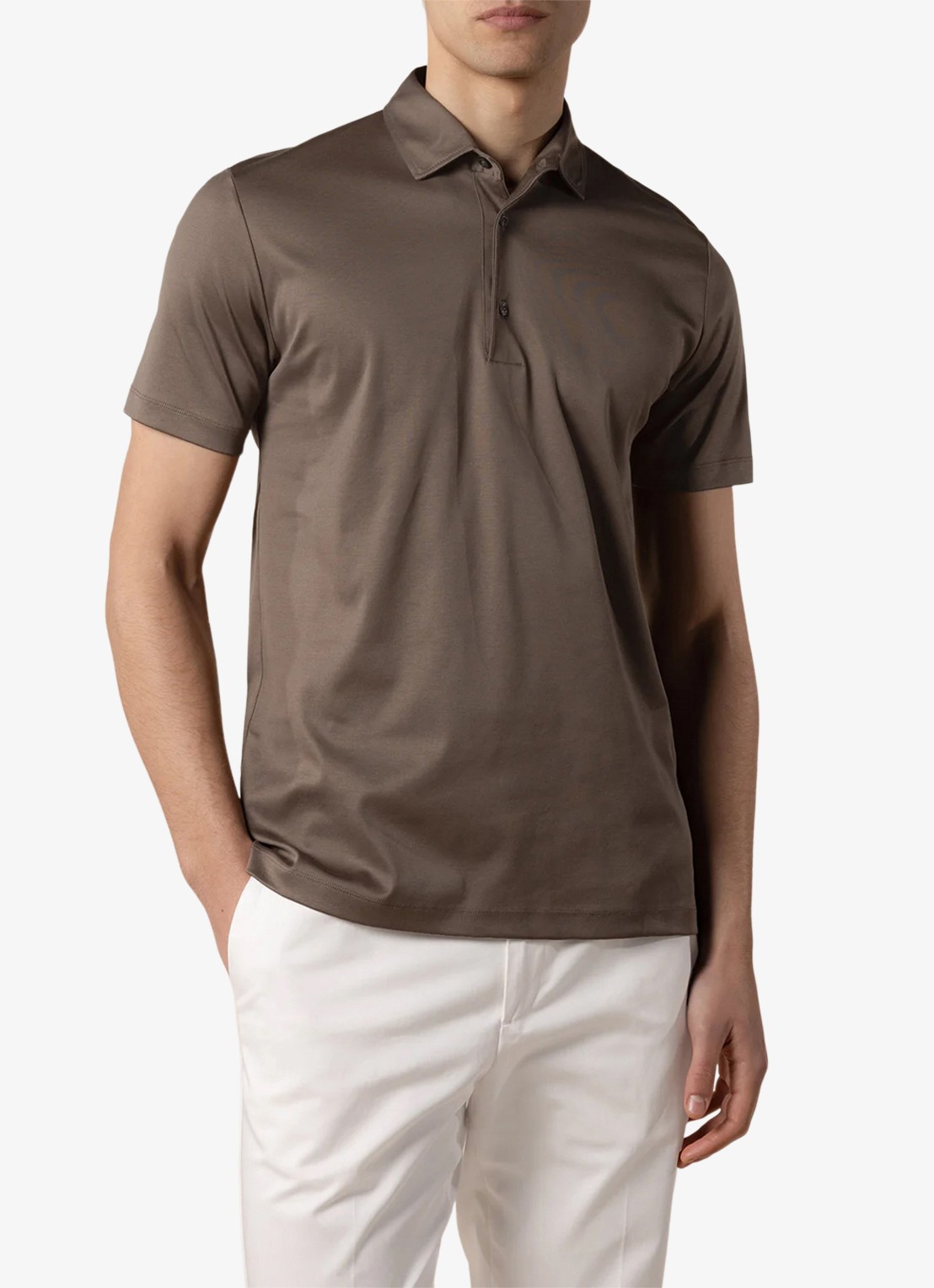Aurélien Regular fit polo - detail 2 ash grey-30
