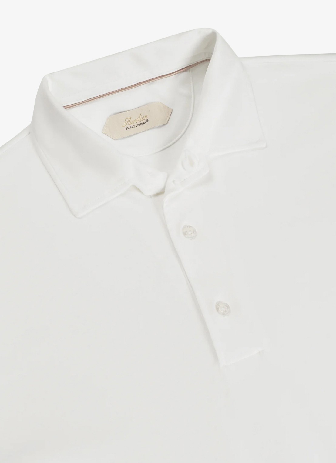 Aurélien Regular fit polo - detail 2 petrol-460 / blauw