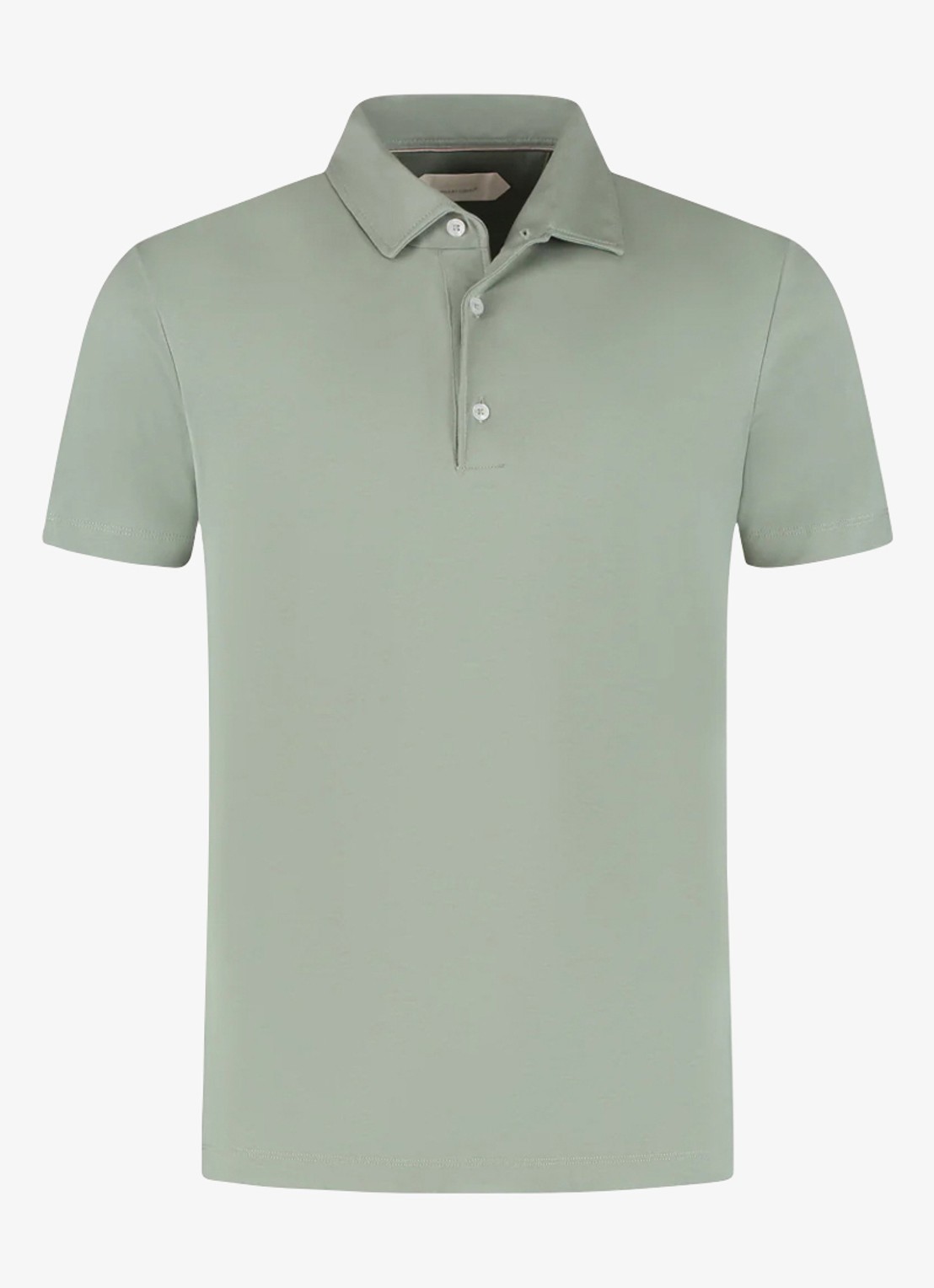 Aurélien Regular fit polo - voorkant 2 pistache-340