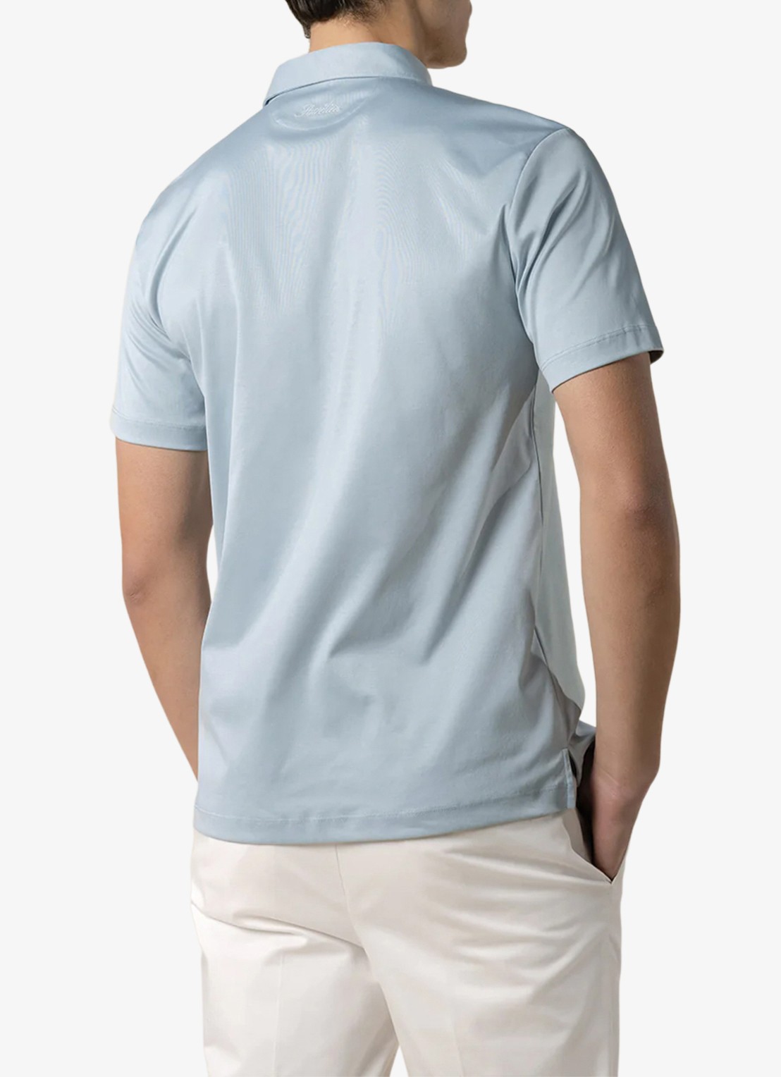 Aurélien Regular fit polo - achterkant cool blue-453