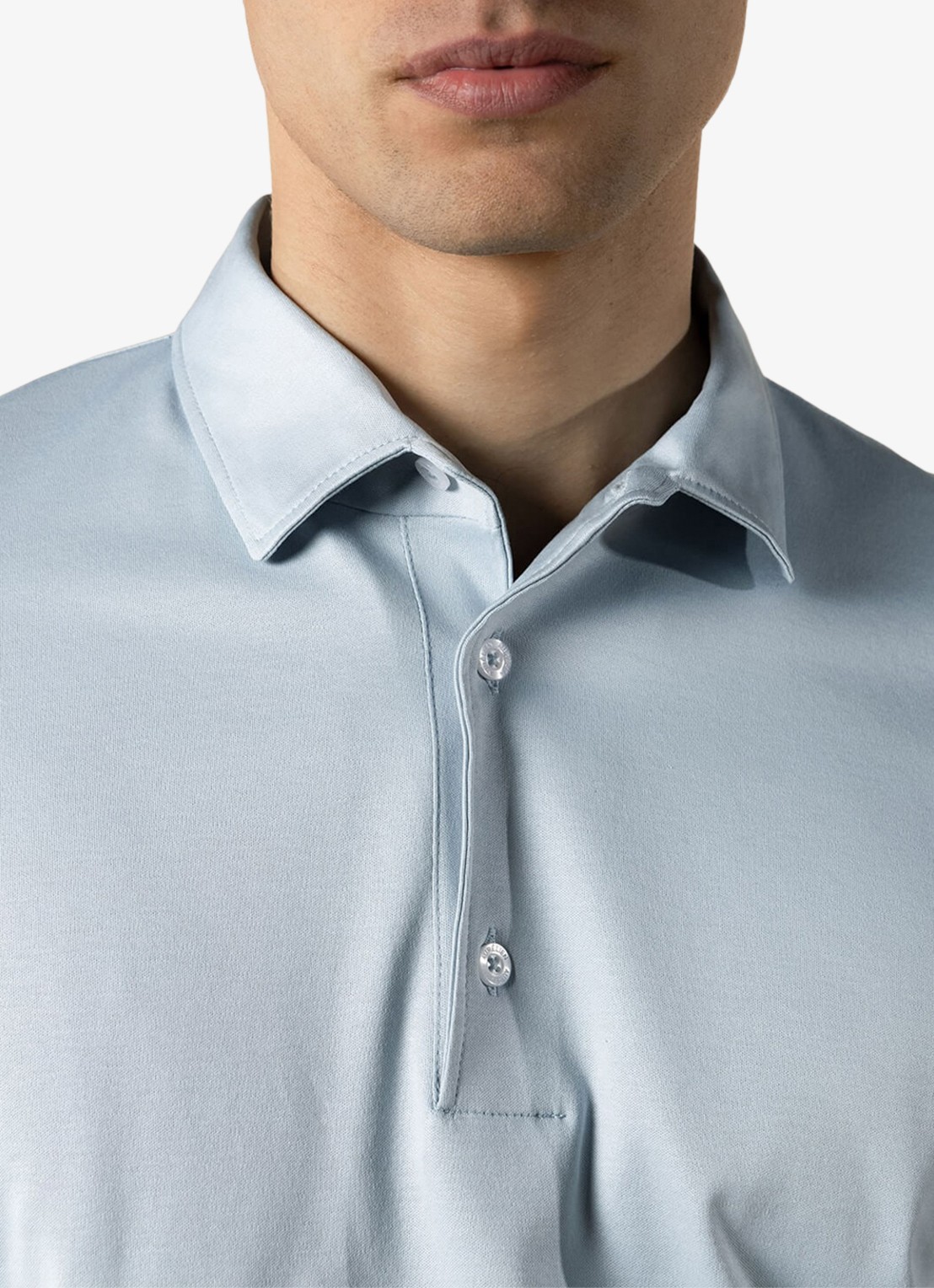 Aurélien Regular fit polo - detail 4 cool blue-453
