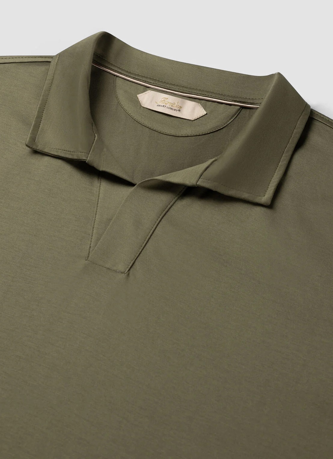 Aurélien Regular fit polo - detail 2 olive-300