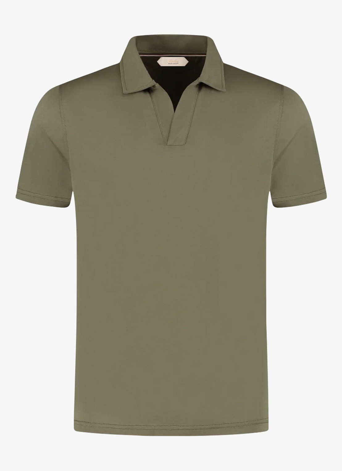 Aurélien Regular fit polo - voorkant olive-300
