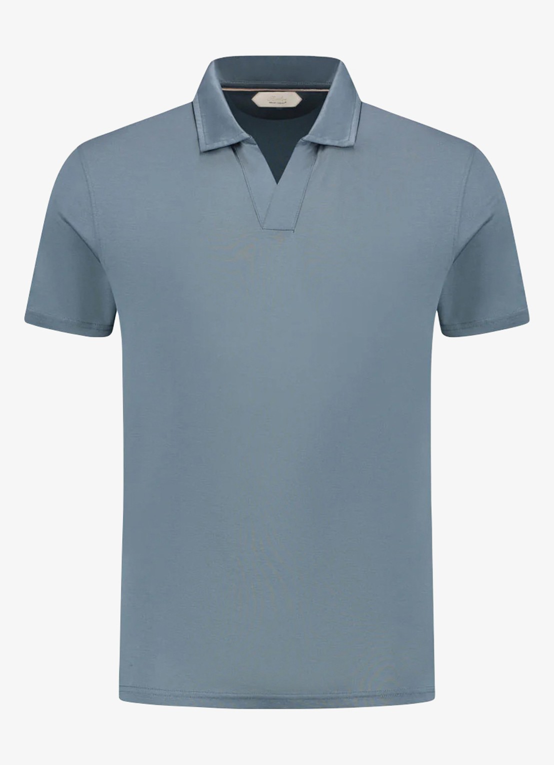 Aurélien Regular fit polo - voorkant 2 petrol-460 / blauw