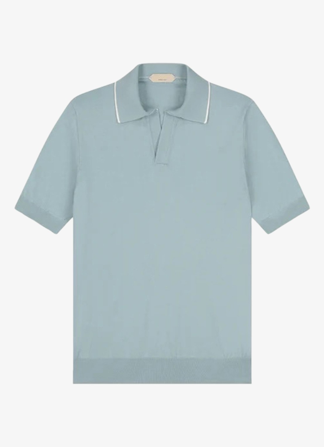 Aurélien Regular fit polo - voorkant 4 blauwgrijs