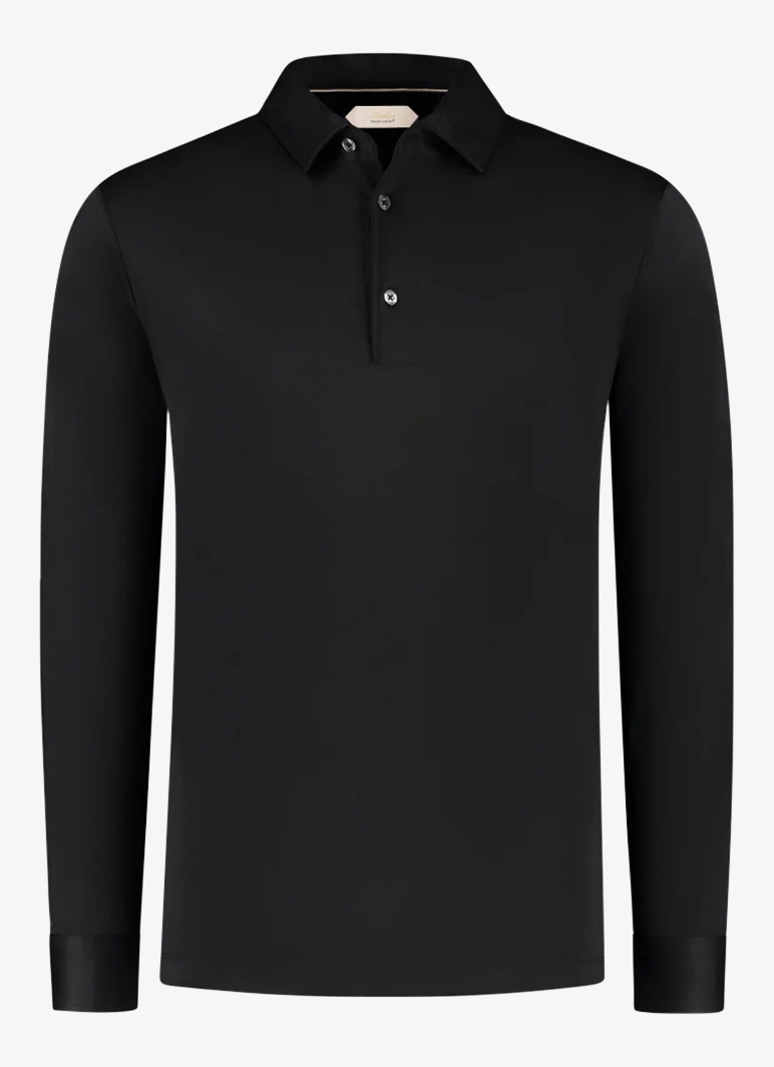 Aurélien Regular fit polo - voorkant black-1