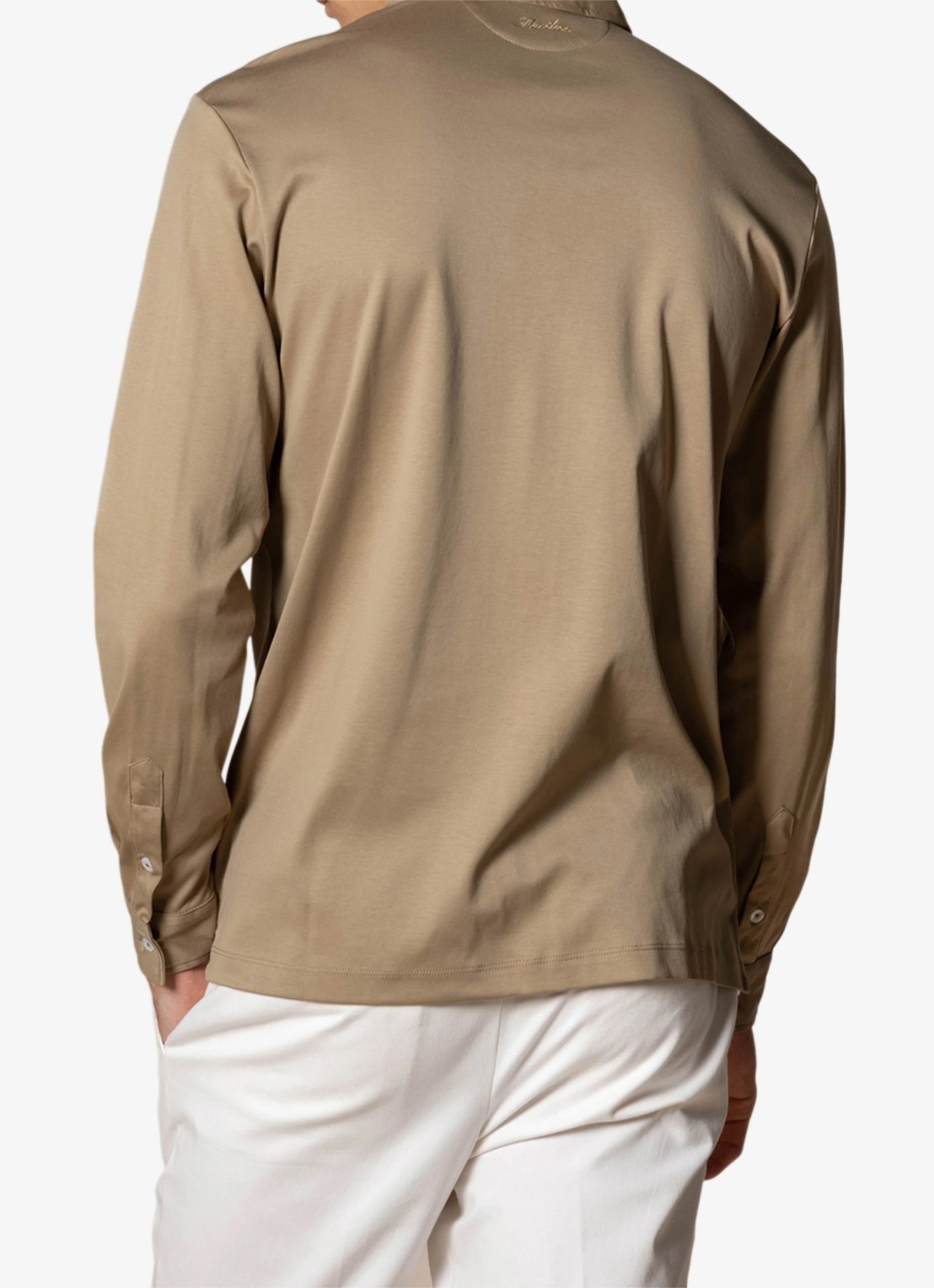 Aurélien Regular fit polo - achterkant chocolate-201 / bruin