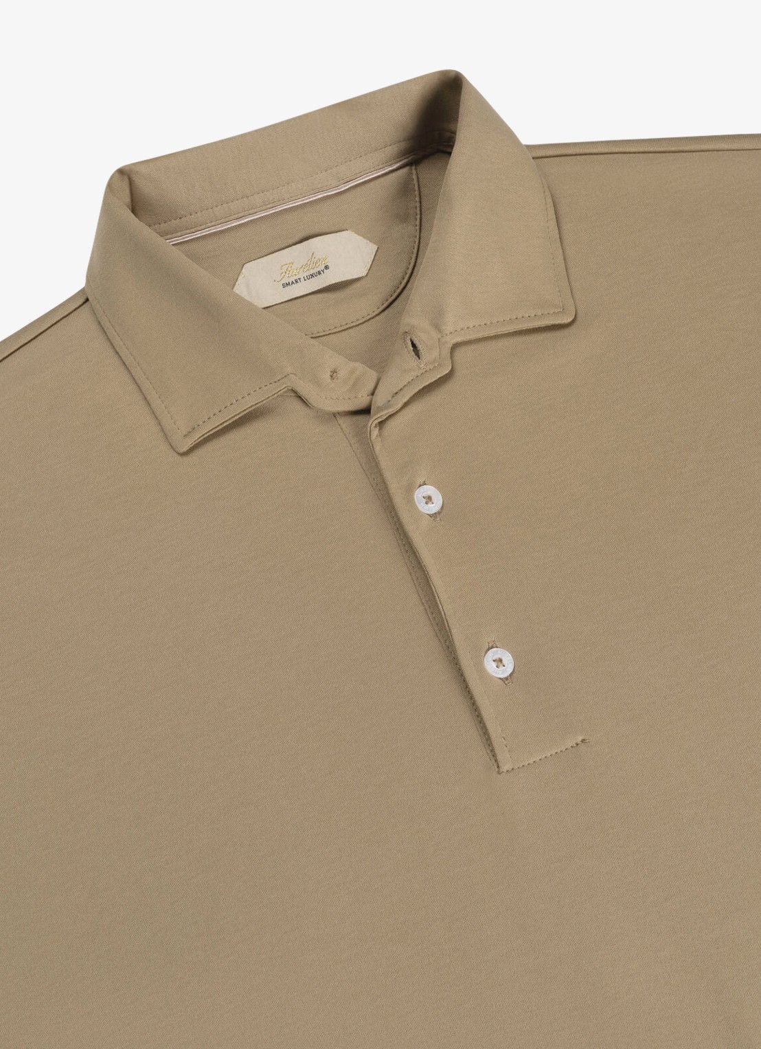 Aurélien Regular fit polo - detail 3 dark taupe-901