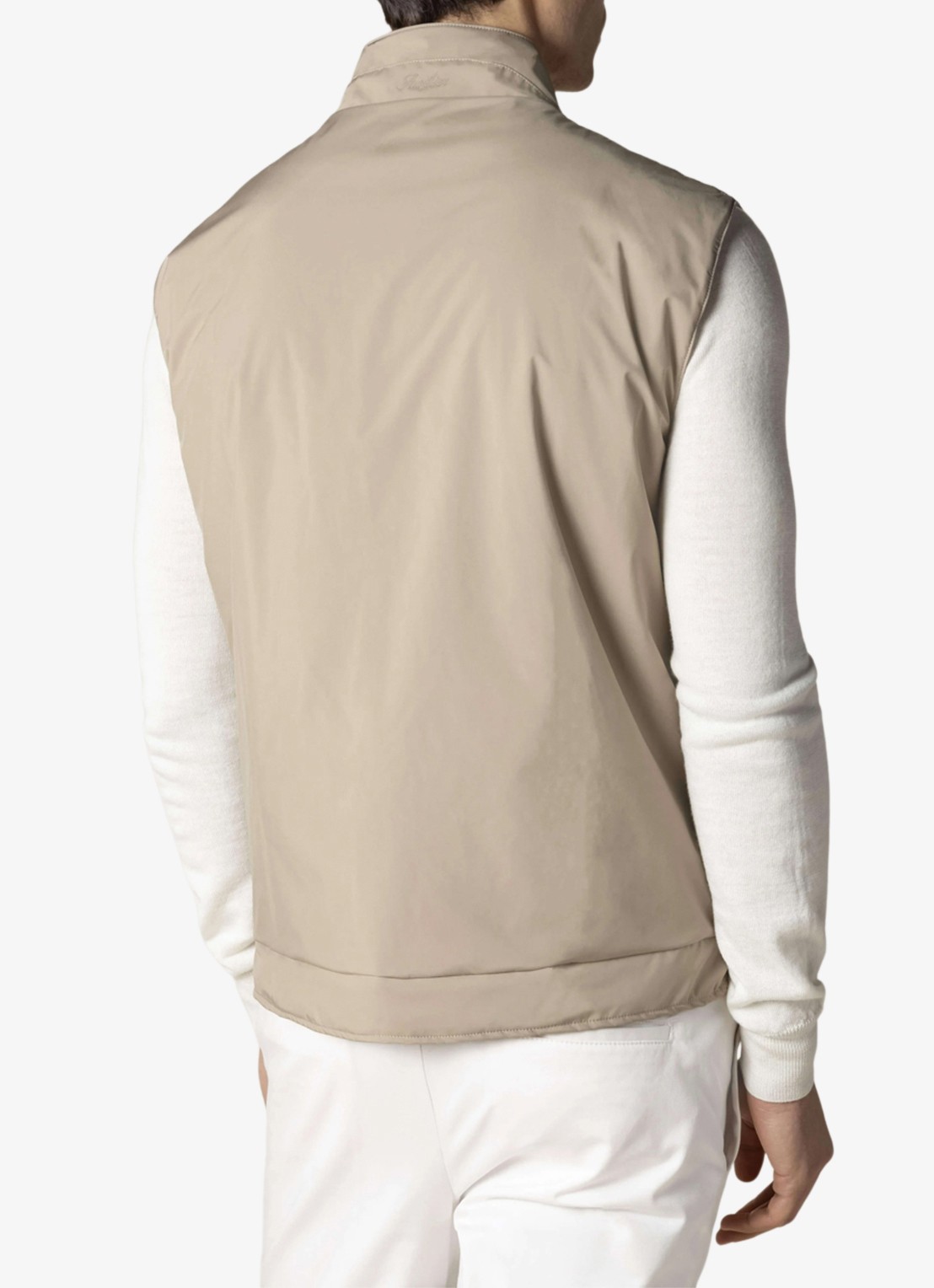 Aurélien Reversible bodywarmer met opstaande kraag - achterkant 3 light beige-271