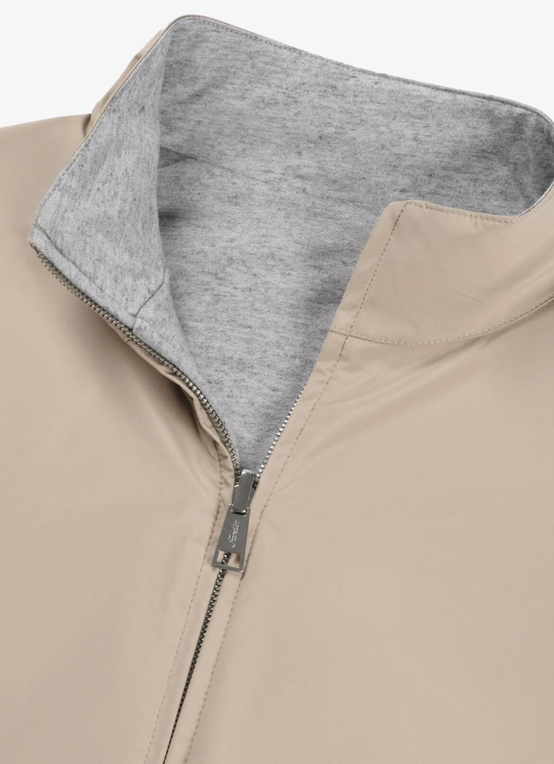 Aurélien Reversible bodywarmer met opstaande kraag - detail 5 light beige-271