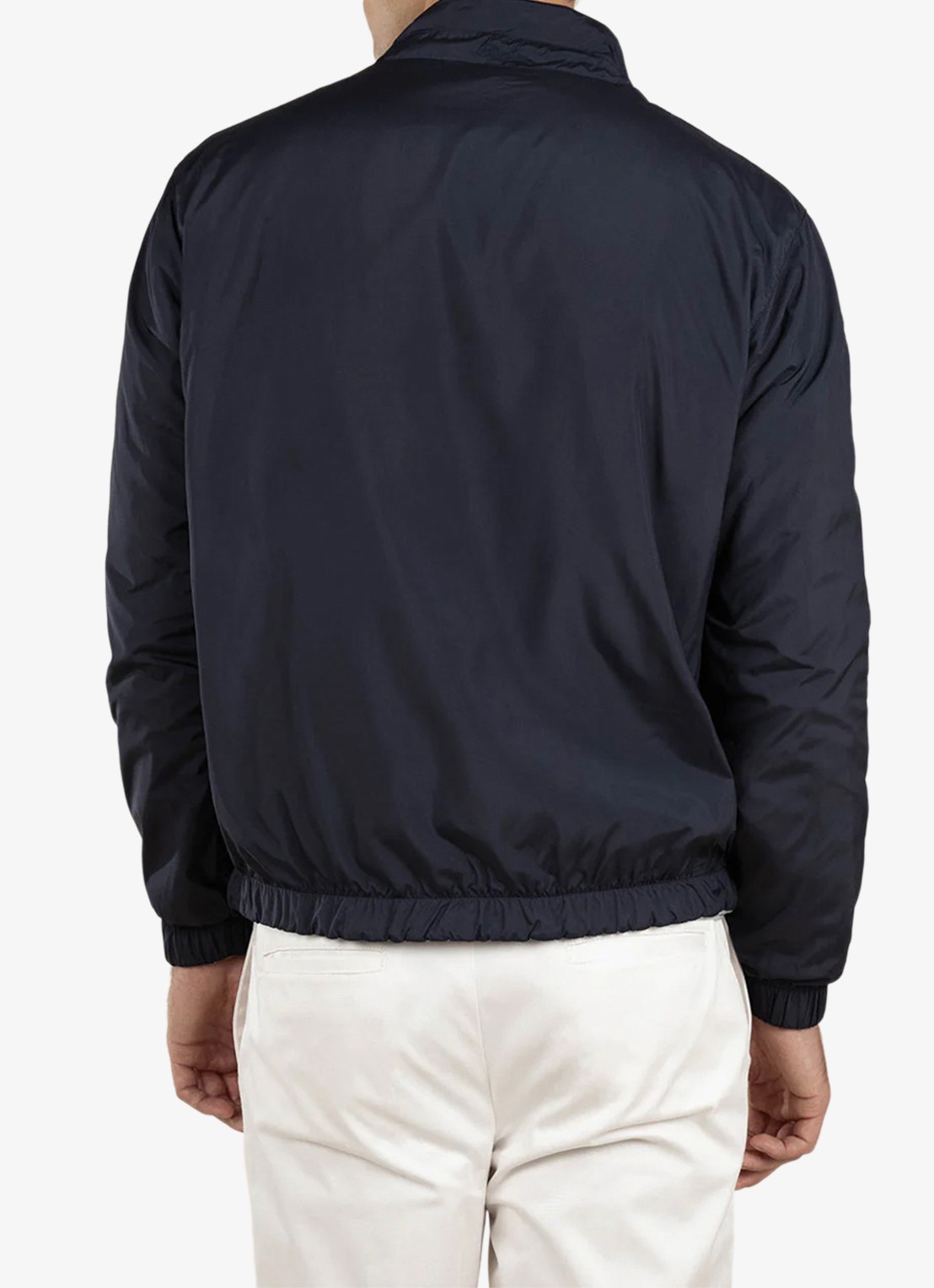 Aurélien Reversible jack met steekzakken - achterkant donkerblauw