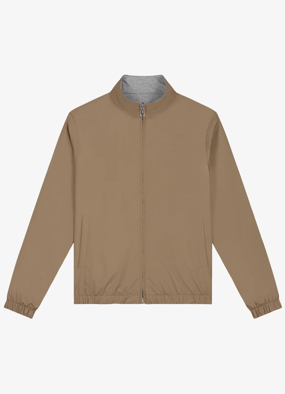 Aurélien Reversible jack met steekzakken - voorkant 5 caramel-261