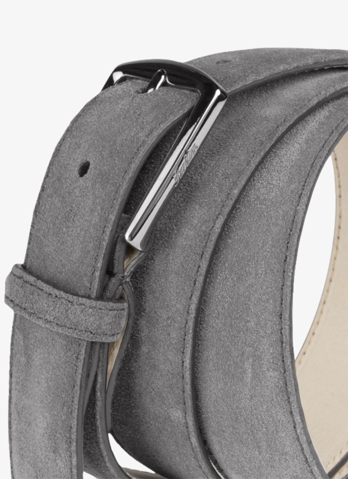 Aurélien Riem van suède - detail 2 ash grey-30 / grijs