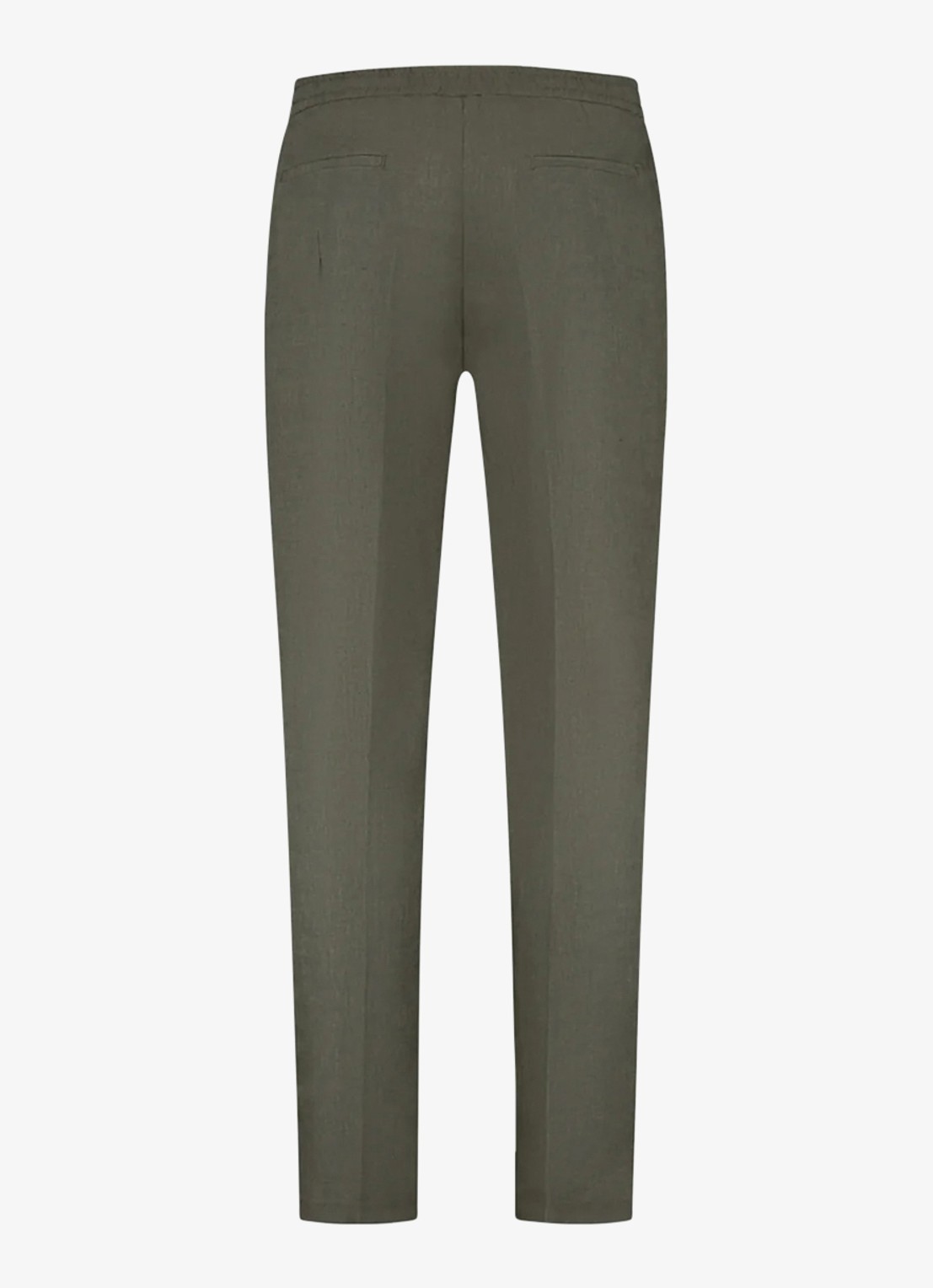 Aurélien Straight fit pantalon van linnen - achterkant 3 baby blue-452 / lichtblauw