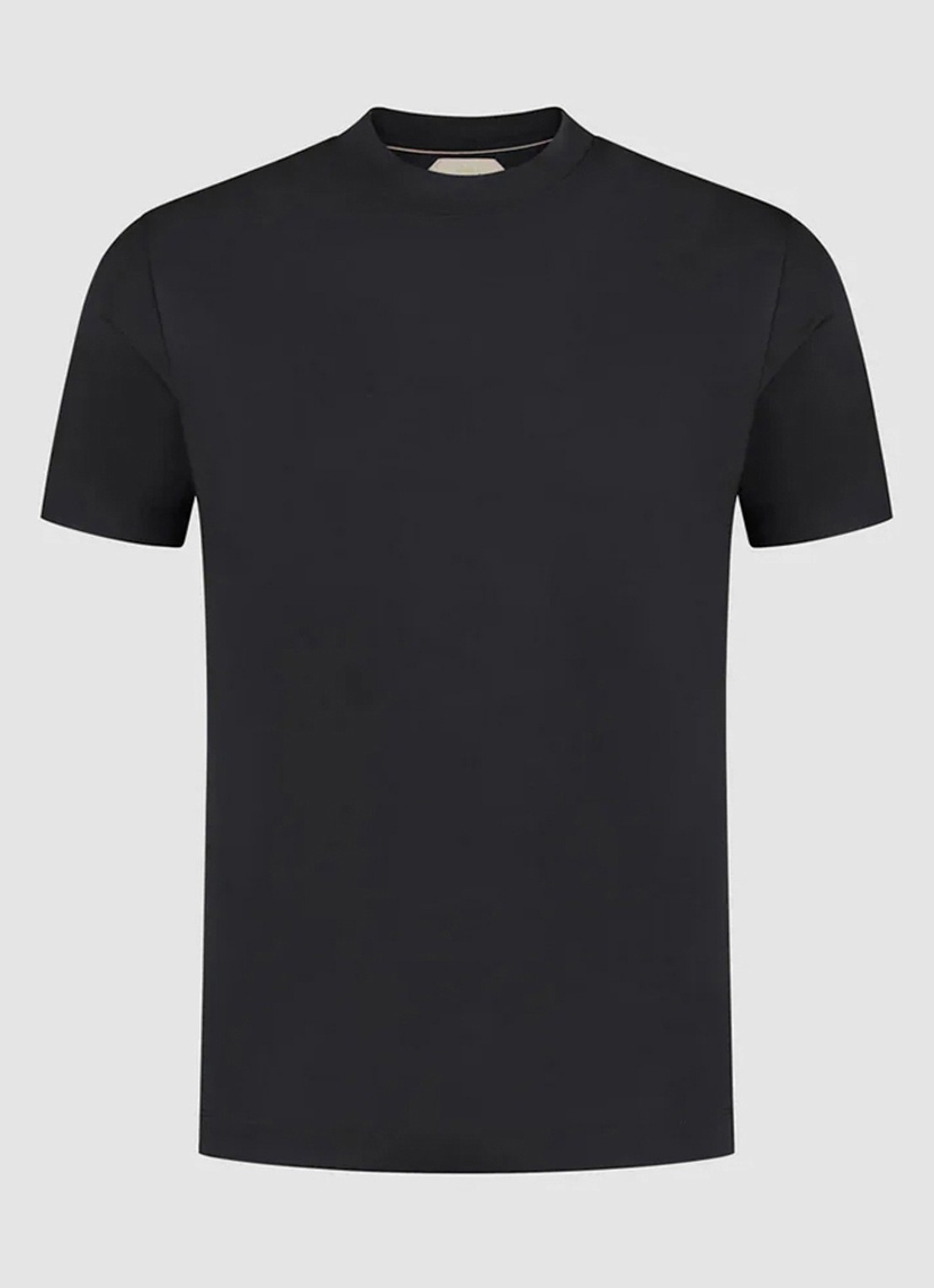 Aurélien T-shirt met ronde hals - voorkant 5 black-1