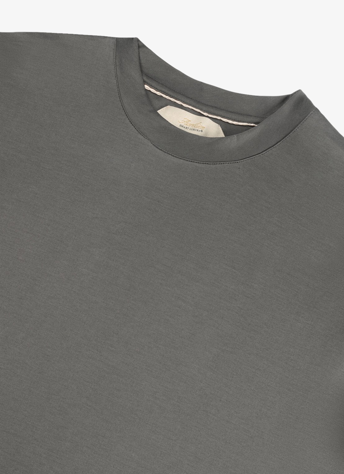 Aurélien T-shirt met ronde hals - detail 3 dark grey-21