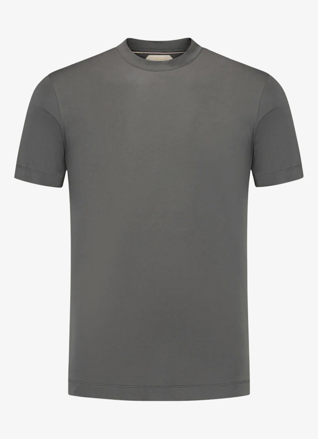 Aurélien T-shirt met ronde hals - voorkant 5 dark grey-21