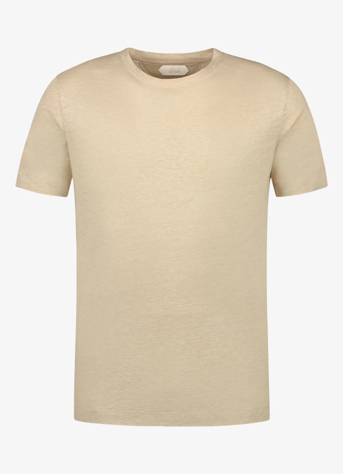 Aurélien T-shirt van linnen - voorkant 4 beige