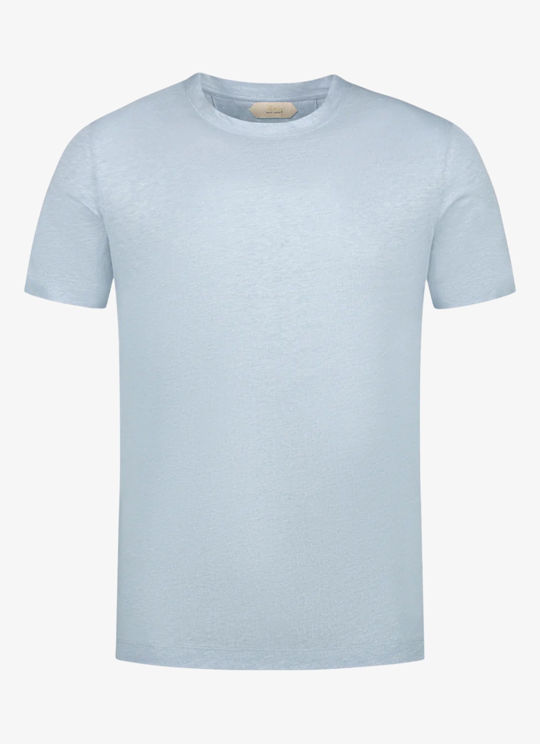 Aurélien T-shirt van linnen - voorkant 6 lichtblauw