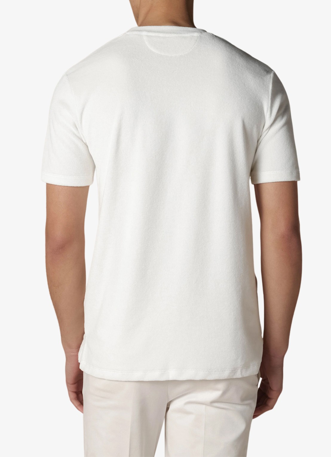 Aurélien Terry Towelling T-Shirt - achterkant white-110