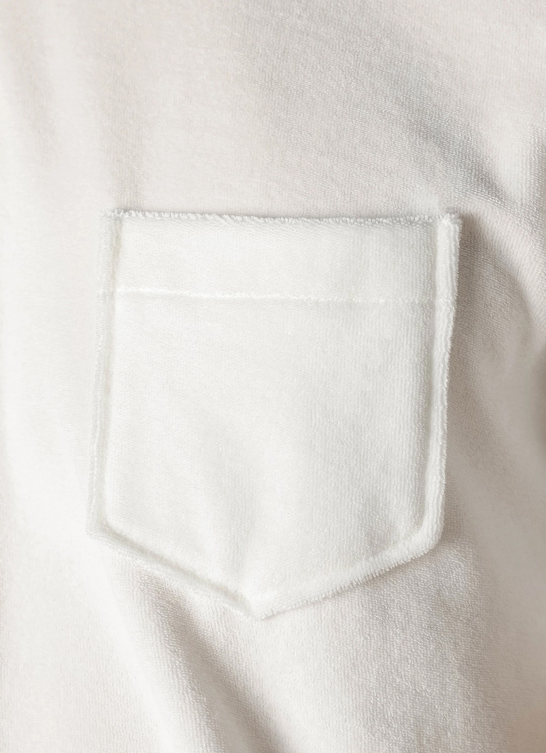 Aurélien Terry Towelling T-Shirt - detail 4 white-110