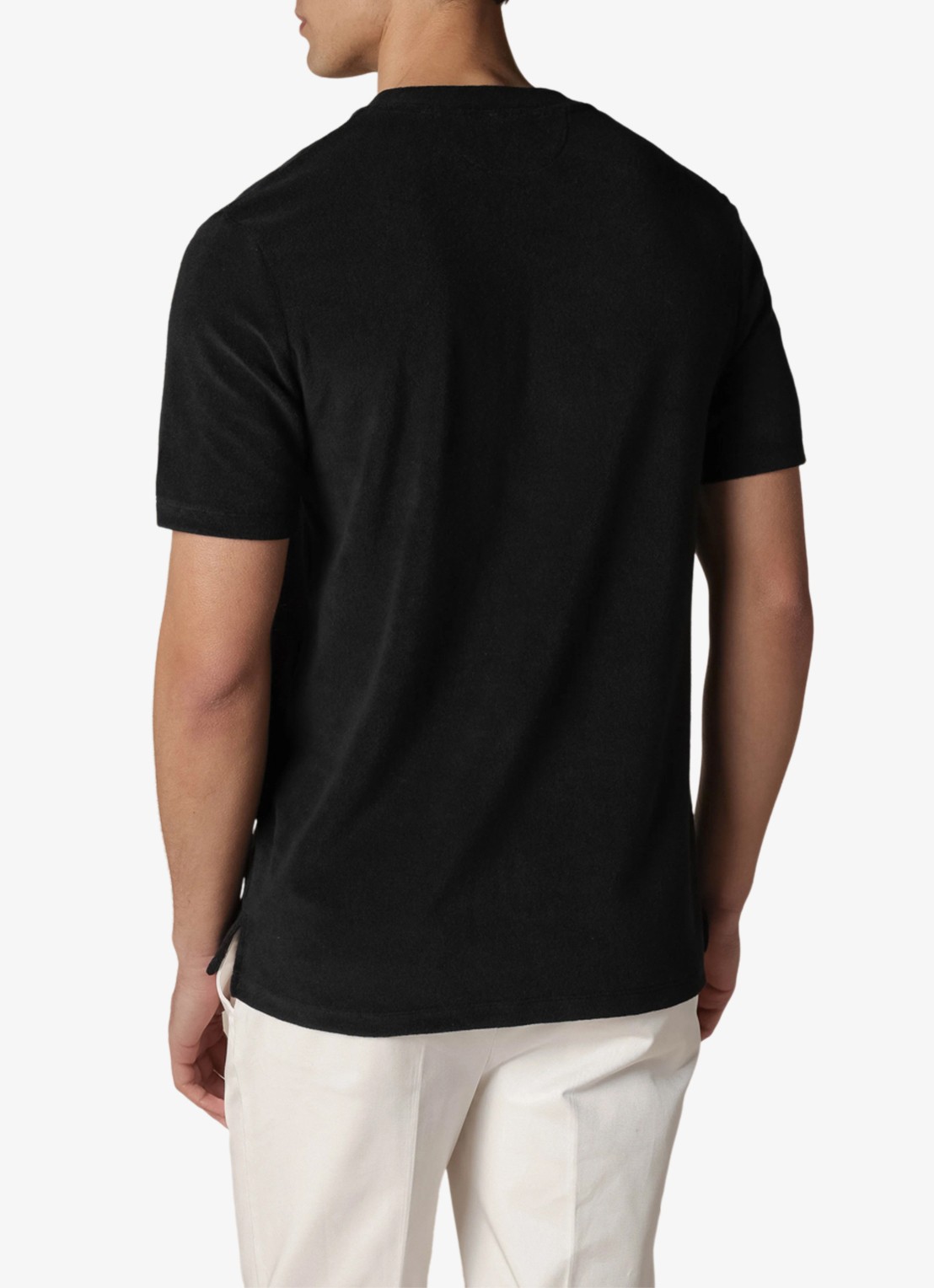 Aurélien Terry Towelling T-Shirt - achterkant black-1