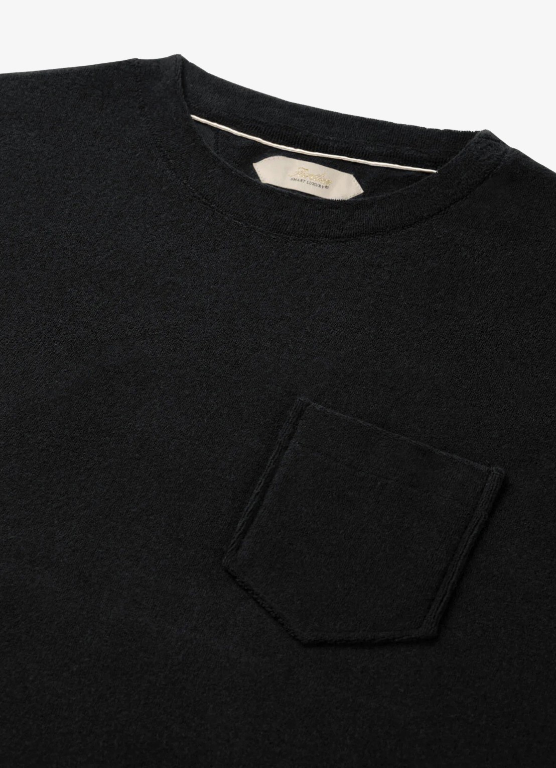 Aurélien Terry Towelling T-Shirt - detail 5 black-1