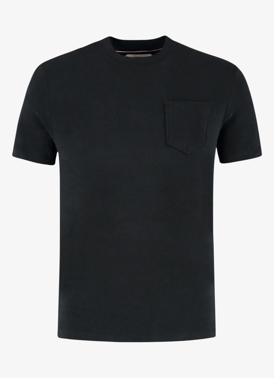 Aurélien Terry Towelling T-Shirt - voorkant 2 black-1