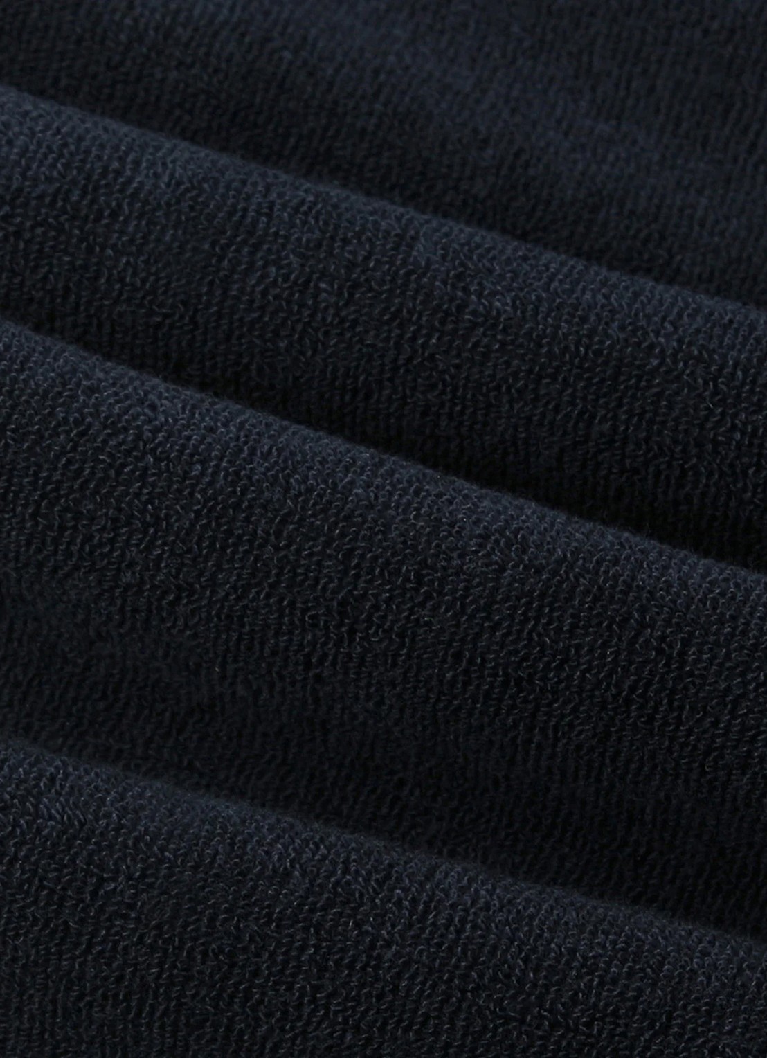 Aurélien Terry Towelling T-Shirt - detail 5 navy-410