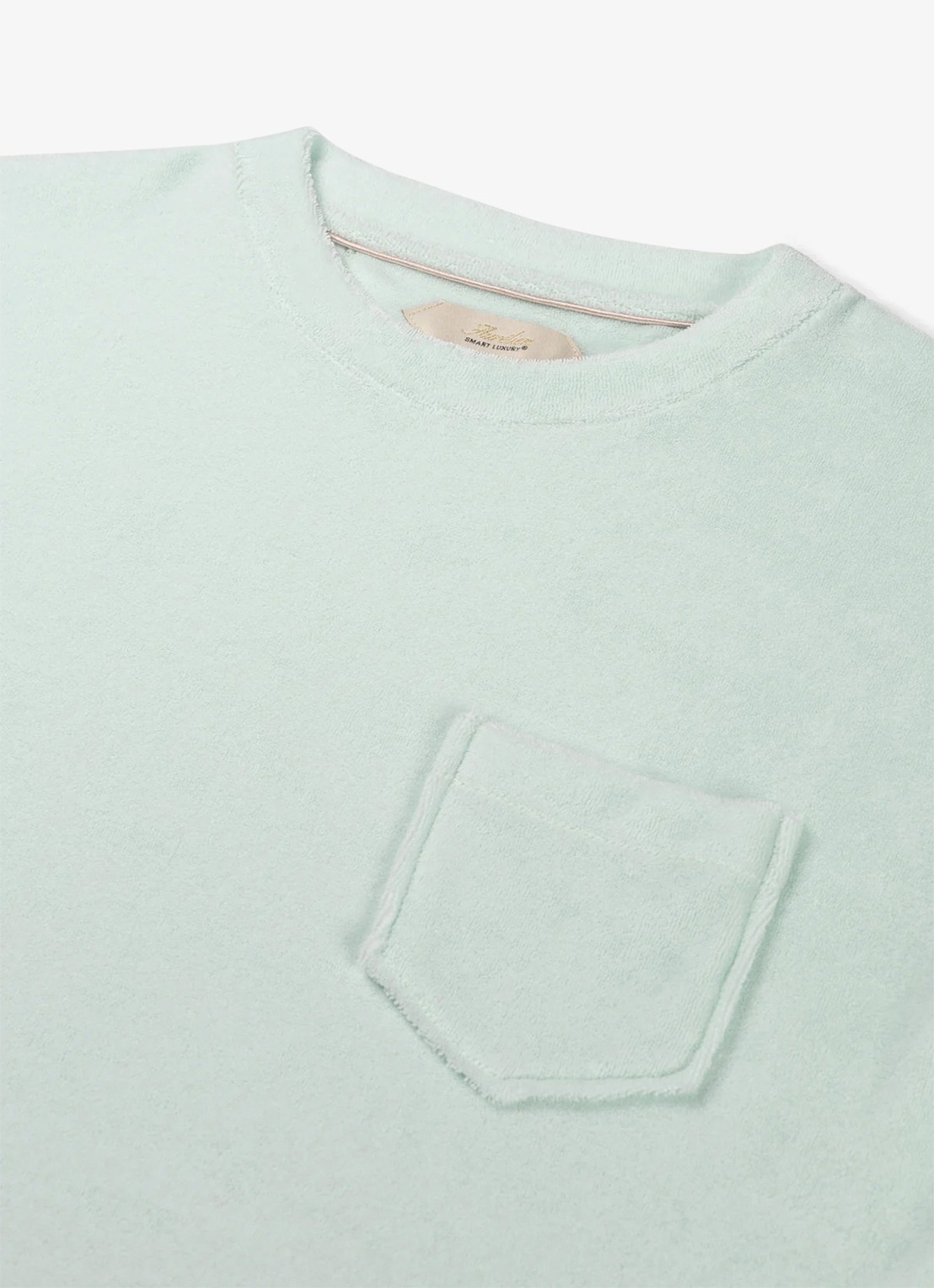 Aurélien Terry Towelling T-Shirt - detail 2 chocolate-201 / bruin